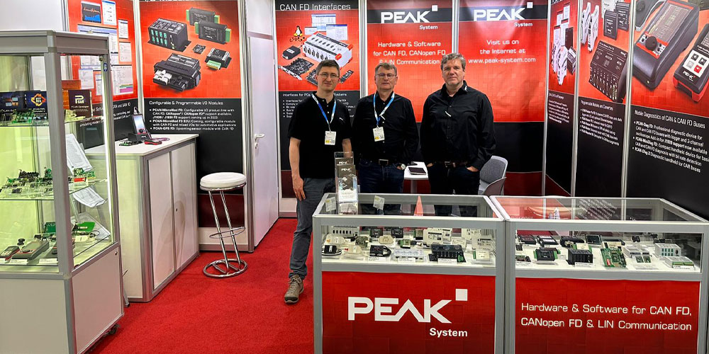 PEAK-System Technik GmbH at embeddedworld trade fair 2023